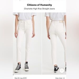 Citizens of humanity Charlotte jeans in color Porcelain